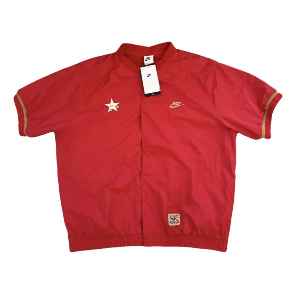 Nike Red Short Sleeve Windbreaker
